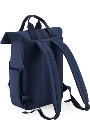 BagBase Recycled Twin Handle Roll-Top Laptop Backpack - 19 Liter