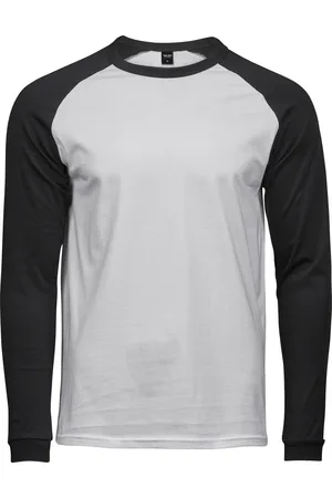 TeeJays Herenshirt met lange mouwen Baseball T-Shirt