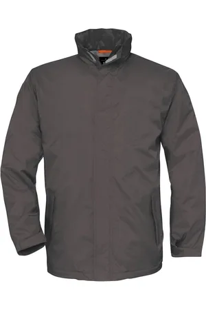 B and C Heren Ocean Shore Waterproof Hooded Fleece Lined Jacket