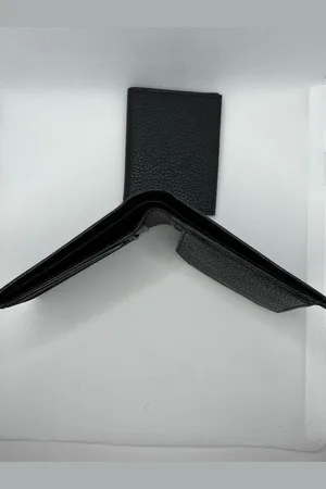 BALDININI Set Black leather wallet + Card houder for men