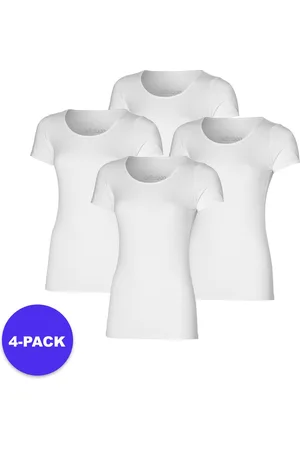 Apollo (Sports) - Bamboe T-Shirt Dames - - Maat S - 4-Pack - Voordeelpakket