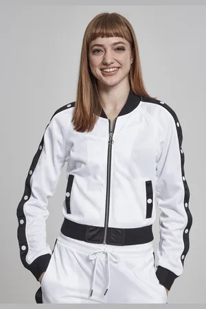 Urban classics Button Up Trainings jacket - M - /Zwart