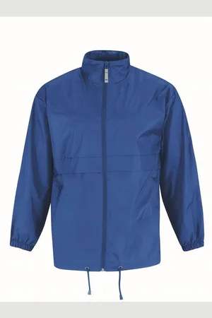 B and C Heren windbreaker - Sirocco windjas in het blauw - volwassenen M
