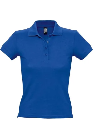 AWDis SOLS Vrouwen/dames Mensen Pique Korte Mouw Katoenen Poloshirt