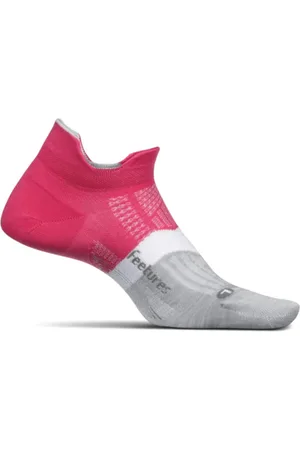 Feetures Elite Ultra Light No Show Tab - Fierce Magenta - Hardloopsokken - Fietssokken - Small - 34 t/m 37