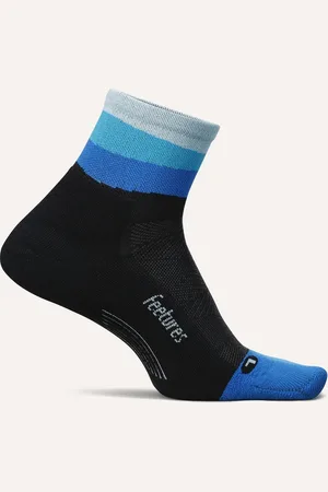 Feetures | Elite | Light Cushion | Quarter V2 | Hardloopsokken | Unisex | Oceanic Ascent | 43-46