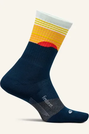 Feetures | Trail | Max Cushion | Mini Crew | Trailsokken | Table Rock Navy | 47-51