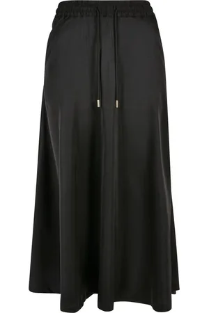 Urban classics Satin Lange rok - XS