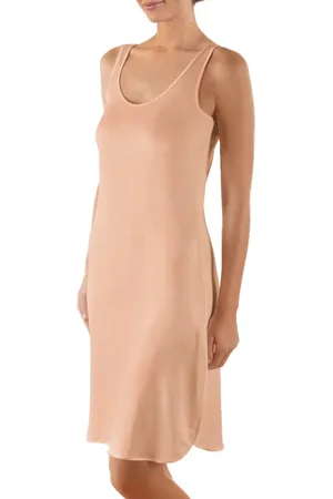 Nina Von C. Onderjurk lang 100CM - Neglige - Anti statisch - Zwart, wit, , beige - 50