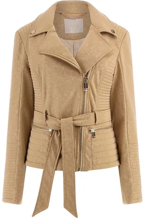 Guess Nieuw Agnes Pu-Leren Jas - Streetwear - Vrouwen