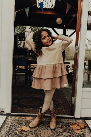 baje studio Isabella Jurken Meisjes - Kleedje - Rok - Jurk - - Maat 134/140