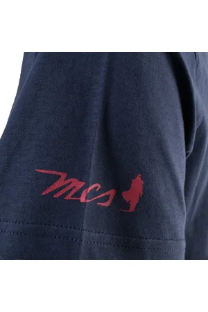 MCS T-shirt - 10BTS005-L2301-NAVY-GL - Heren - L