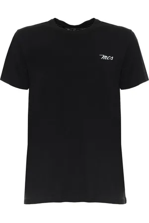 MCS T-shirt - 10BTS001-L2301-BLACK-GL - Heren - L