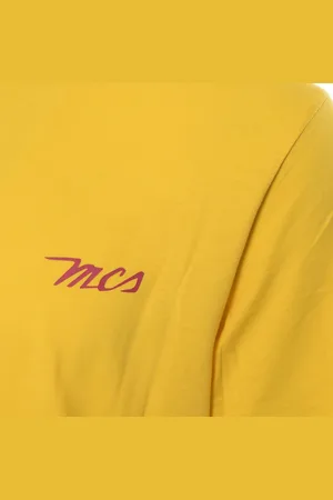 MCS T-shirt - 10BTS001-L2301-YELLOW-GL - Heren - L