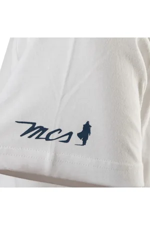 MCS T-shirt - 10BTS005-L2301-WHITE-GL - Heren - L