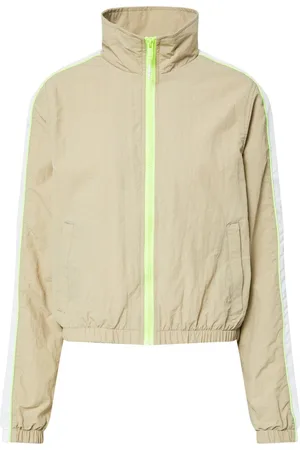 Urban classics Short Piped Trainings jacket - L - /Wit
