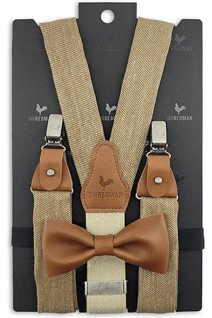 Sir Redman Bretels met strik - x Aarden bretels combi pack Elliot Apple