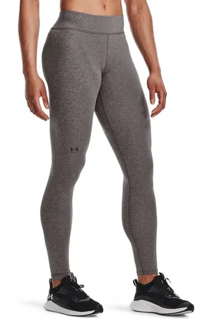Under Armour Damen ColdGear Authentic Leggings Charcoal Light Heather-M (US MD)