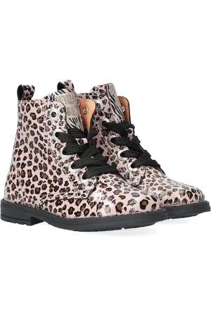 Develab 42020 Veterboots - Laarzen Met Veters - Meisjes - Roze - Maat 25