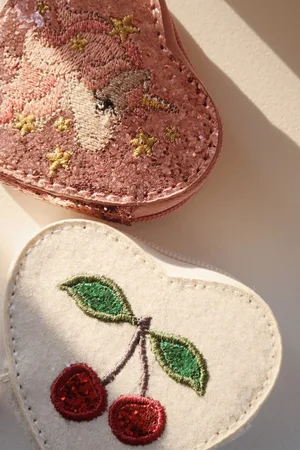 Konges Sløjd Konges Sløjd Tut Portemonnee met glitter - Buttercream