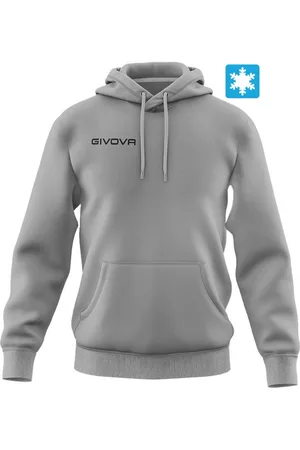 Givova Hoodie grey, l
