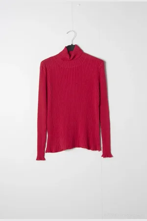 Merkloos Dames warme col trui Maxine effen donker lange mouwen Maat M/L koltrui