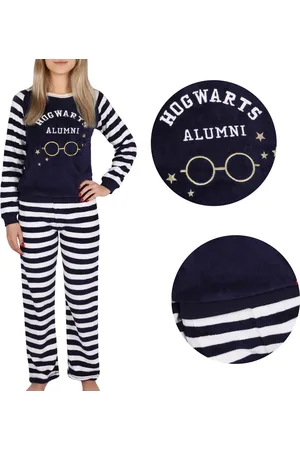Harry Potter Marineblauwe Fleece Pyjama / M