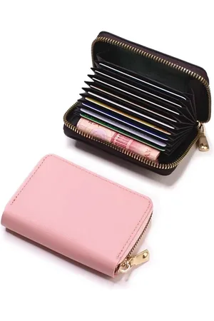 WiseGoods Premium Mini Dames Portemonnee Voor 11 Kaarten - Pasjeshouder - Pasjeshouders - Geld Portemonee -Portemonnees
