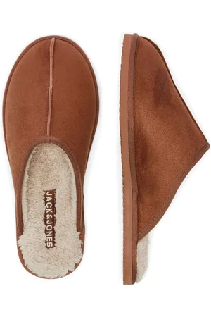 JACK & JONES Heren Instap Pantoffel JFWDUDELY Almond - Maat 41