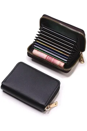 WiseGoods Premium Mini Dames Portemonnee Voor 11 Kaarten - Pasjeshouder - Pasjeshouders - Geld Portemonee -Portemonnees