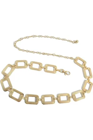 WiseGoods Luxe Blokken Tailleriem Dames - Damesriem - Riem Vrouw - Riemen Vrouwen - Dameskleding - Kleding Accessoires