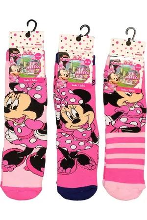 Minnie Disney Kids 3 Paar anti slip Sokken Set - 31-34