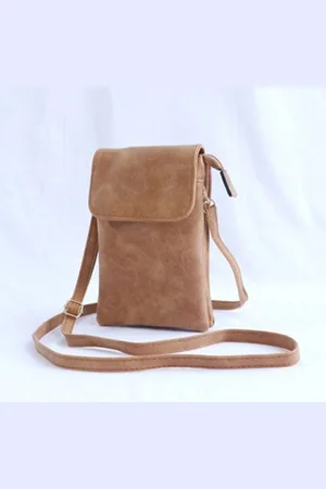 WiseGoods Luxe Telefoontasje - Telefoon Tasje - Crossbodytassen - Crossbodytas - Schoudertas - Tasjes Telefoons - Retro