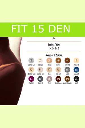 Penti Fit 15 Denier Dames Panty - - Maat S