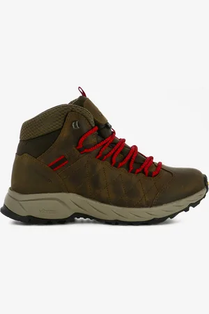 Berghen Montana Mid Leather | Dark Brown/Bordeaux - FW Boots Trekking Adult - Maat 42