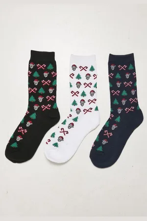 Urban classics Grumpy Santa Christmas 3-pack Sokken - 39/42