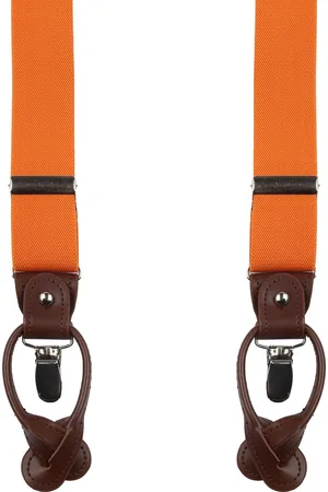 Suitable Luxe Bretels - Pattern: Lussen met knoopsgat en klemsluiting - Stevige Clips - Heren / Unisex - Luxe cadeauverpakking