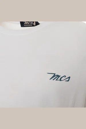 MCS T-shirt - 10BTS001-L2301-WHITE-GL - Heren - L