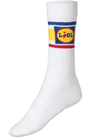 Lidl 1 paar Sokken maat 39-42 - Sportsokken - Festival Sokken - Fanwear - Fancollectie - Fanwear - Witte Sok