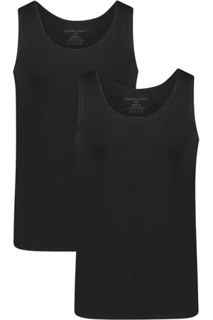Bamboo Basics Comfortabel & Zijdezacht Stef - Bamboe Singlet (Multipack 2 stuks) Heren - Slim Fit - - S