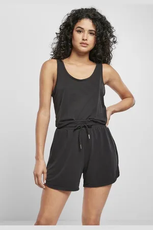 Urban classics Short Sleevless Modal Playsuit - XL