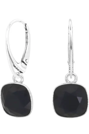 ARLIZI 2322 Oorbellen zwart Swarovski kristal oorhangers - sterling - 3 cm