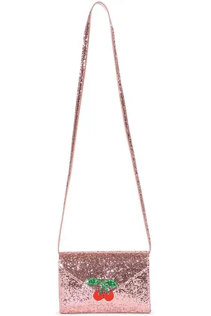 Konges Sløjd Konges Sløjd Love Letter Schoudertasje met glitter - Pink Glitter