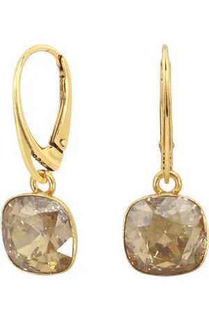 ARLIZI 2323 Oorbellen Swarovski kristal oorhangers - verguld - 3 cm