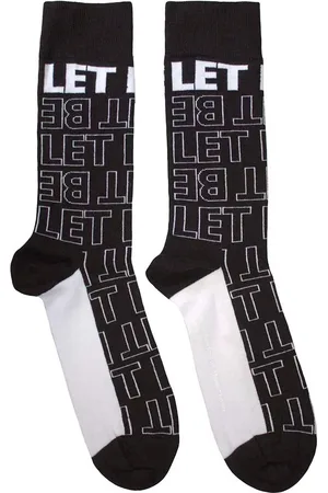 Beatles The - Let It Be Text Outlines Repeat Sokken