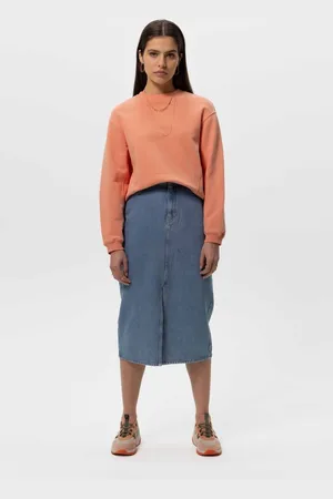 Sissy-Boy Midi denim rok met split
