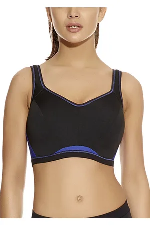 Freya Crop top - aa4004 - beugel bh - rugsluiting - 60i - zwart