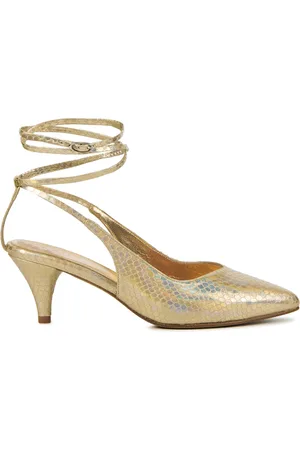 Toral Dames Pumps / Damesschoenen - Leer - Crocoprint - hoogte 6 cm - Nor - - Maat 39
