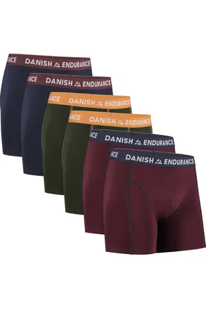 DANISH ENDURANCE Katoenen Boxershorts- Onderbroeken voor Heren- 6 pack - Maat L