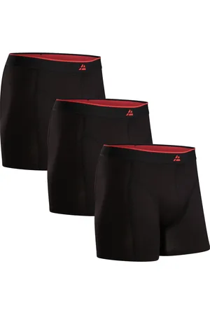 DANISH ENDURANCE Boxershorts Bamboe Viscose Heren Ondergoed - ultiem draagcomfort - 3 pack - Zwart - Maat 2XL